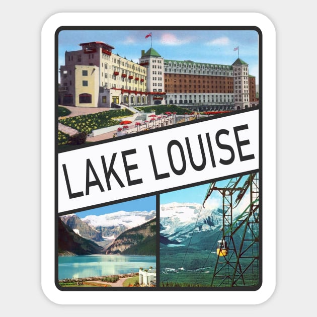 Lake Louise Canada Sticker by zsonn